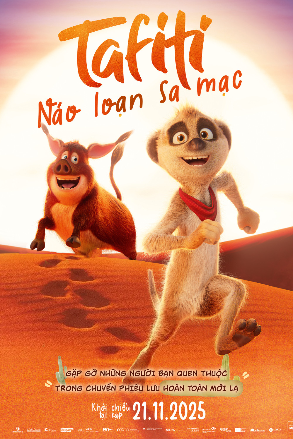 Poster phim Tafiti và Hành Trình Xuyên Sa Mạc trên Phim Mới